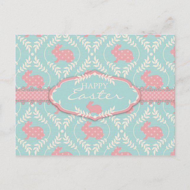 Chic Bunny Postcard (Front)