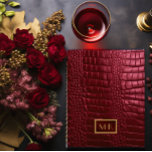 Chic Burgundy Red Faux Crocodile Business  Planner<br><div class="desc">Step into a world of organized elegance with our Chic Burgundy Red Crocodile-look Business Planner. This stylish planner is the quintessence of both function and fashion, designed for the discerning professional who appreciates the finer details in their organizational tools. Encased in a luxurious faux crocodile cover, the rich burgundy tone...</div>