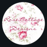 CHIC BUSINESS / OCCASION GIFT WRAP STICKER<br><div class="desc">Makes a nice added personal touch to any gift box or use it to secure tissue wrapped items for your business or eBay store!</div>