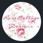 CHIC BUSINESS / OCCASION GIFT WRAP STICKER<br><div class="desc">Makes a nice added personal touch to any gift box or use it to secure tissue wrapped items for your business or eBay store!</div>