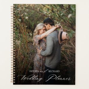 Chic Calligraphy Script Personalized Photo Planner