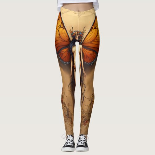 Chic Canvas Exquisite Printed Leggings Leggings