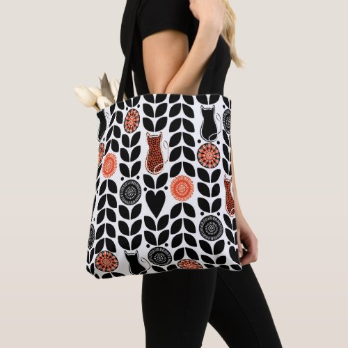 Chic Cat Tote Bag