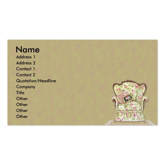 Chic Chair Business Card