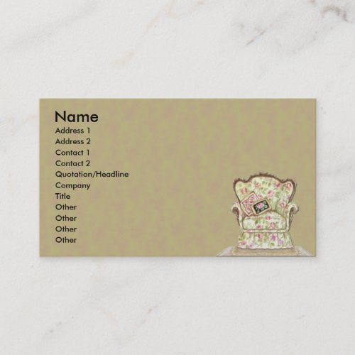 Chic Chair Business Card