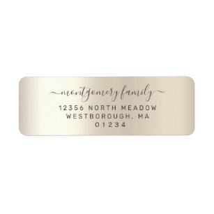 Family Return Address Labels | Zazzle