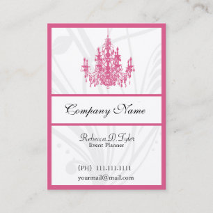 Chic Chandelier Business Cards