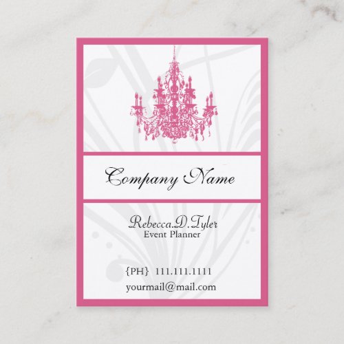 Chic Chandelier Business Cards