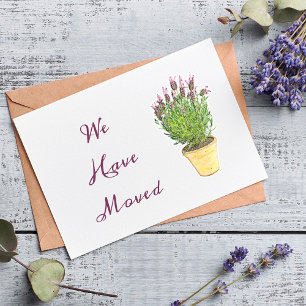 Chic Change of address    Moving Announcement Postcard