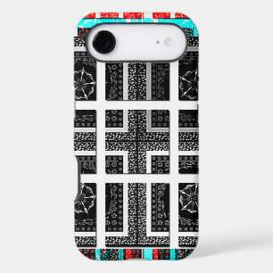 Chic Checkered Black, White & Red Graphics Art Des iPhone 17 Air Case