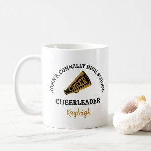 Chic Cheerleading Custom High School Coffee Mug