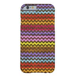 Chic Chevron Burlap Rustic #14 Barely There iPhone 6 Case