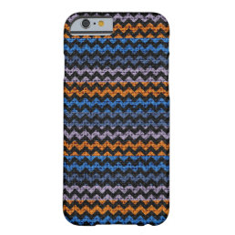 Chic Chevron Burlap Rustic #16 Barely There iPhone 6 Case