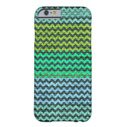 Chic Chevron Burlap Rustic #21 Barely There iPhone 6 Case