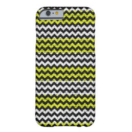 Chic Chevron Burlap Rustic #5 Barely There iPhone 6 Case