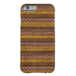 Chic Chevron Burlap Rustic Barely There iPhone 6 Case