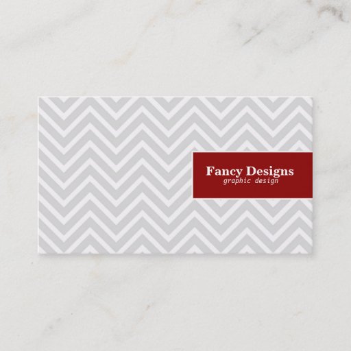Customizable Chic Chevron Business Cards