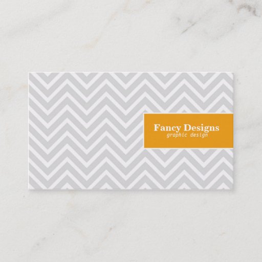 Customizable Chic Chevron Business Card Templates