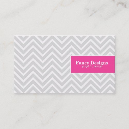 Chic Chevron Business Cards