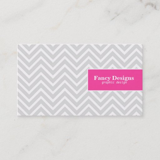 Customizable Chic Chevron Business Cards