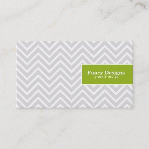 Customizable Chic Chevron Business Cards