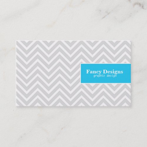 Chic Chevron Business Card Template