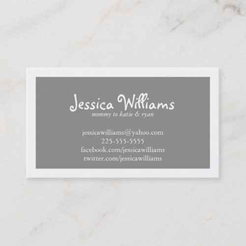 Chic Chevron Business Cards