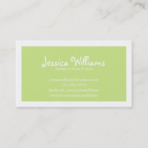 Chic Chevron Business Card