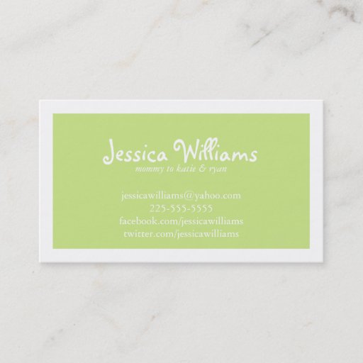 Customizable Chic Chevron Business Card