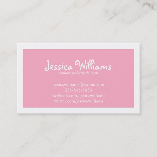 Chic Chevron Business Cards