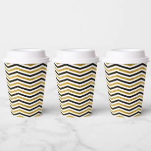 Chic Chevron Charm – Graduation Party Basics Paper Cups