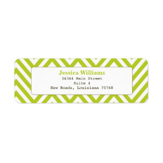 Chic Chevron Label