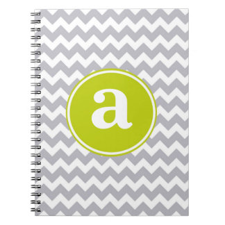 Chic Chevron Monogram Notebook