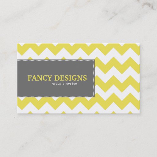 Customizable Chic Chevron Stripes Business Card