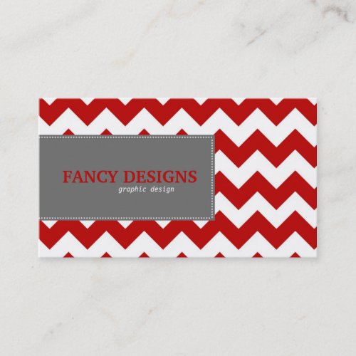 Chic Chevron Stripes Business Card Templates