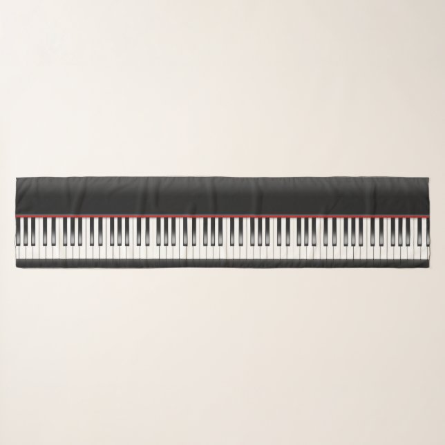 Chic Chiffon Piano Scarf (Front (Horizontal))