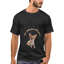 Chic Chihuahua T-Shirt with glasses