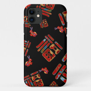 Chic Chinese Character 福 Blessings Rabbits Year iPhone 11 Case