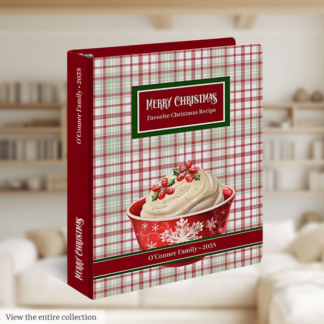 Chic Christmas Cooking 3 Ring Binder Custom Recipe (Chic Christmas Cooking 3 Ring Binder Custom Recipe)