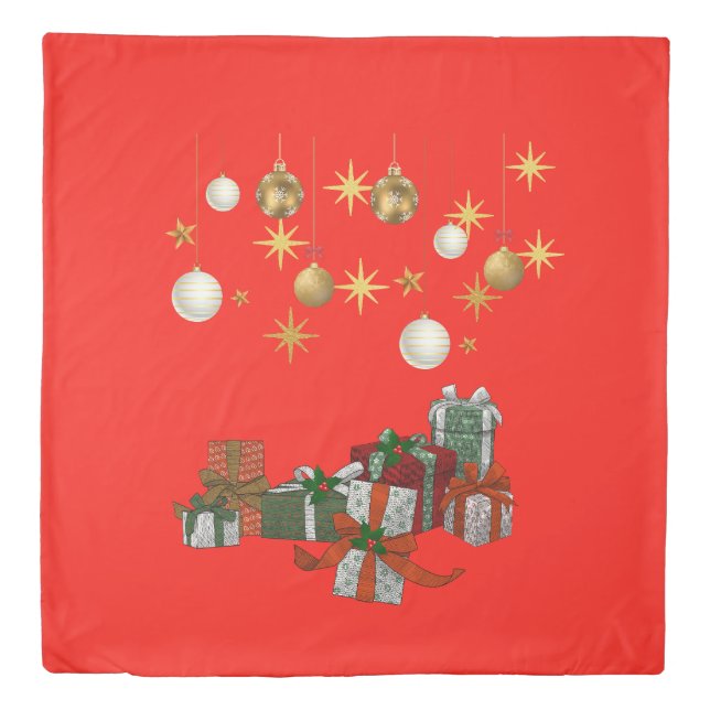Chic Christmas Duvet Cover (Front)