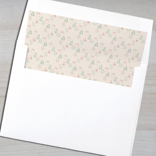 Chic Christmas Envelope Liner (Creator Uploaded)