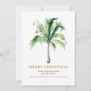 Chic Christmas Holidays Moving Announcement