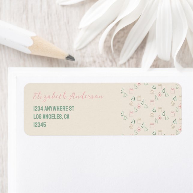 Chic Christmas Label (Insitu)