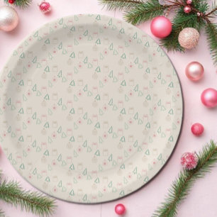Chic Christmas Paper Plates