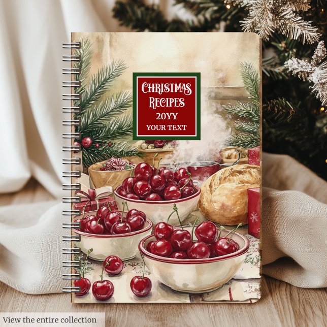 Chic Christmas Recipe Notebook For Festive Baking (Chic Christmas Recipe Notebook For Festive Baking)