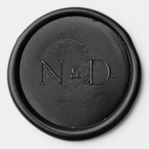 CHIC CIRCLE WEDDING WAX SEAL STICKER
