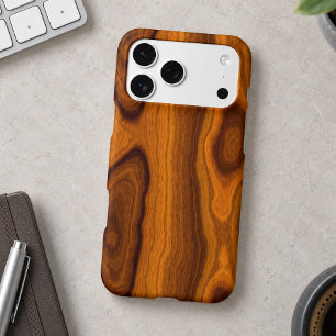 Chic Classic Oak Brown Wood Grain Pattern Iphone 18 Pro Max Case