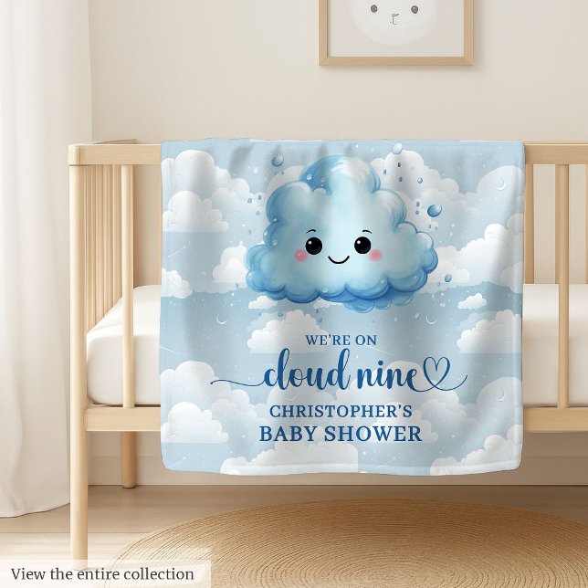 Chic Cloud Nine Baby Blanket Personalized Elegant (Chic Cloud Nine Baby Blanket Personalized Elegant)