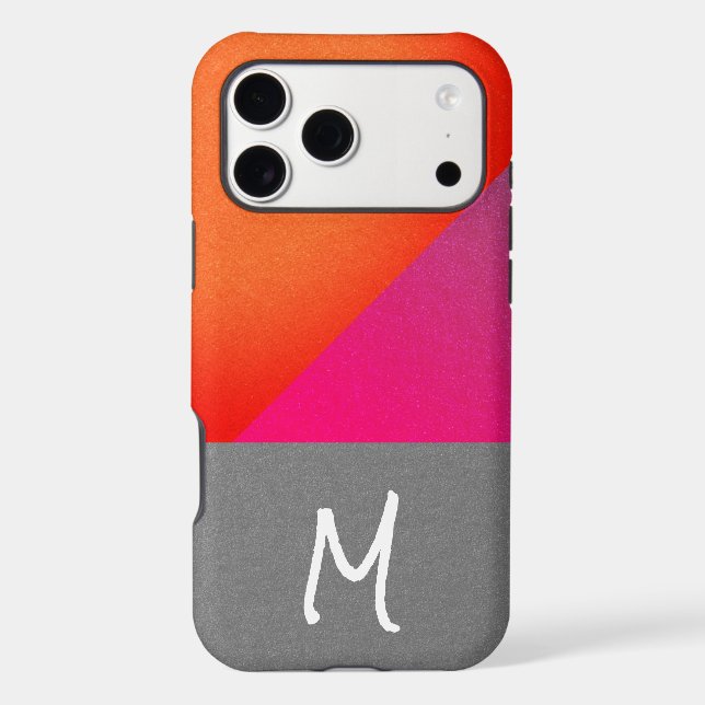 Chic Color Block Iphone Case (Back)