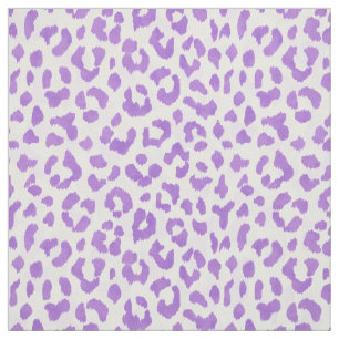 Chic colorful purple cheetah print pattern fabric